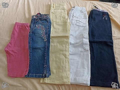 Housuja, capreja ja shortseja koko 110 - 120 cm