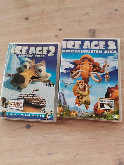 Ice age 2 ja 3 dvd