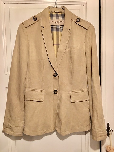Burberry beige takki / bleiseri / lyhyt trenssi, koko S