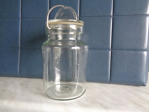 Riihimäen lasi Ole Palsby purkki