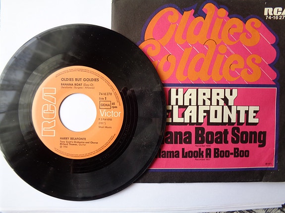 Vanha single Harry Belafonte