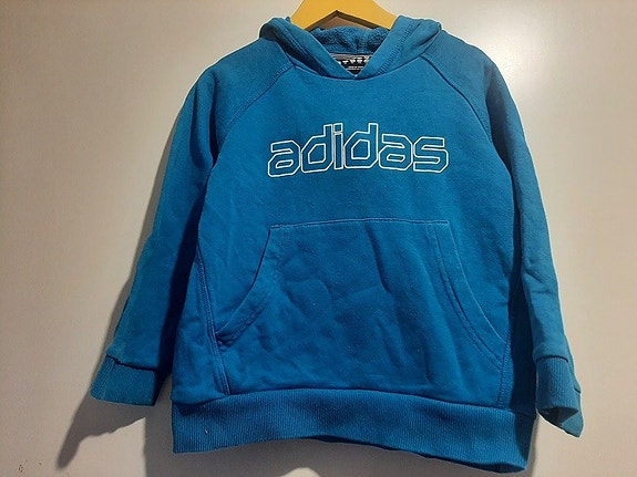 Adidas lasten huppari sininen koko 122 pojille