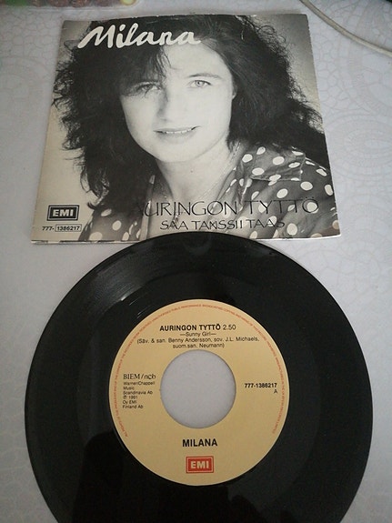 Milana 7" Auringon tyttö / Saa tanssii taas