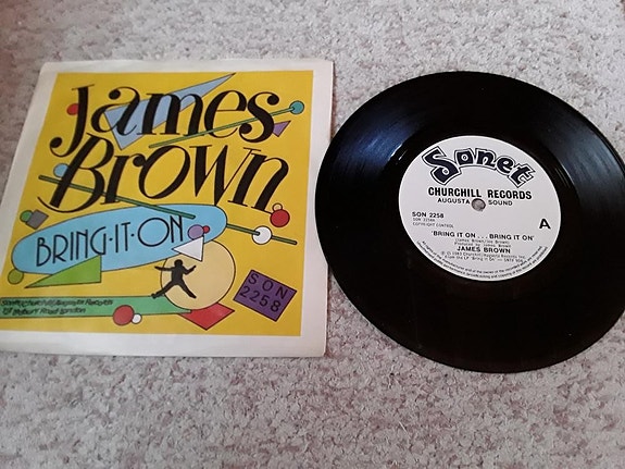 James Brown 7" Bring it on.Bring it on