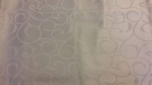 1 kpl pitkä luonnonvaalea verho 235x153cm
