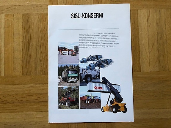 Esite Sisu konserni 1994, kuorma-auto
