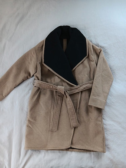 Beige villakangastakki L