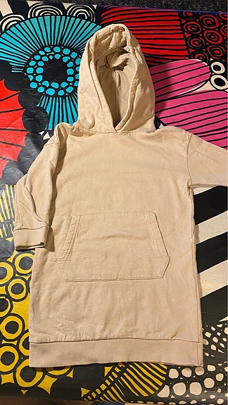 Huppari 157. Hood Sweat Dress Beige