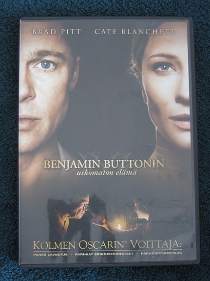 Benjamin Buttonin uskomaton elämä dvd