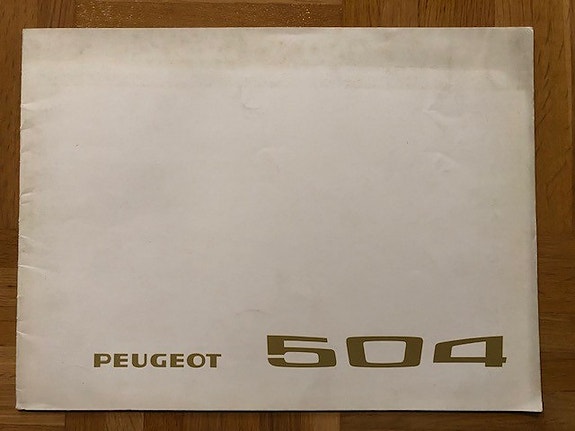 Esite Peugeot 504 1968/1969