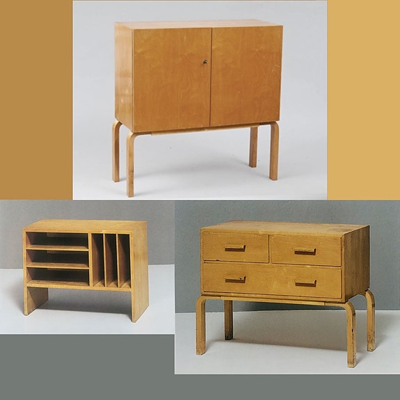O: Artek / Aalto kaappi , senkki tai hyllykkö