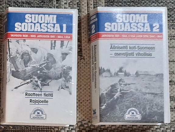 Suomi sodassa 1 ja 2 vhs