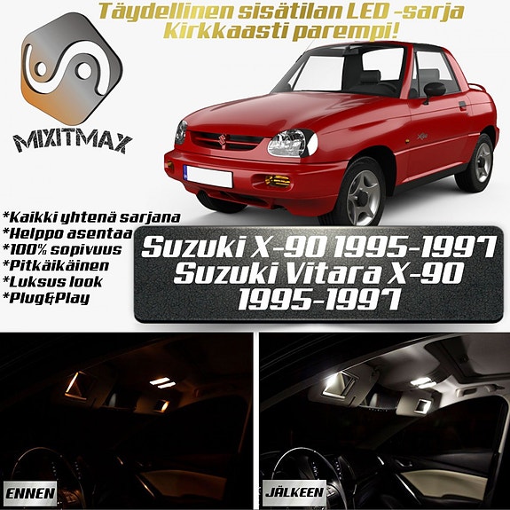 Suzuki X-90 Sisätilan LED -muutossarja – 5 kpl – Plug & Play