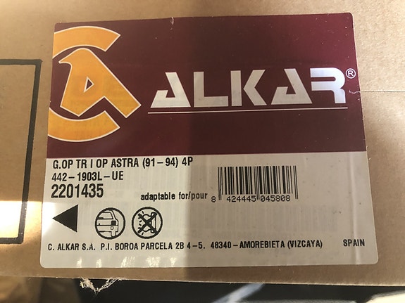 Opel Astra-F Sedan Vasen Takavalo 91-94