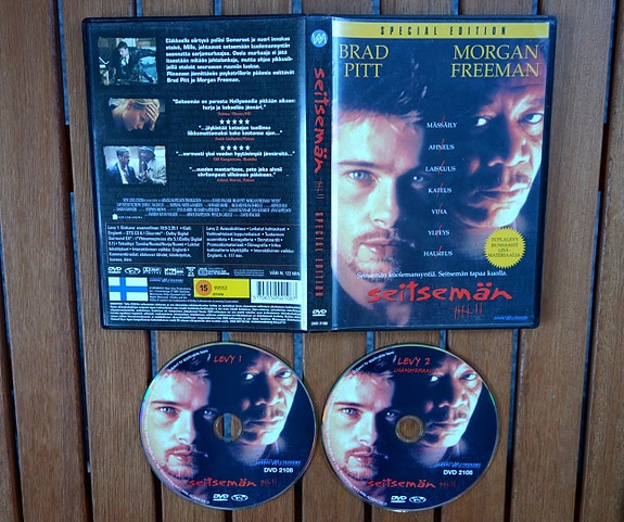 Seven - Seitsemän (1995 Brad Pitt, Kevin Spacey, Morgan Freeman)
