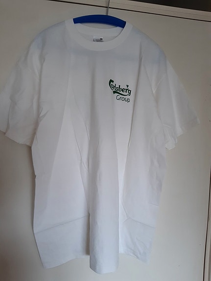 Valkoinen Carlsberg T-paita XL vihreä logo