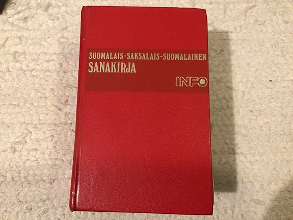 Suomalais-saksalais-suomalainen sanakirja