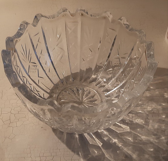 Vintage venäläinen kristalli malja/ kulho, 4 kpl.