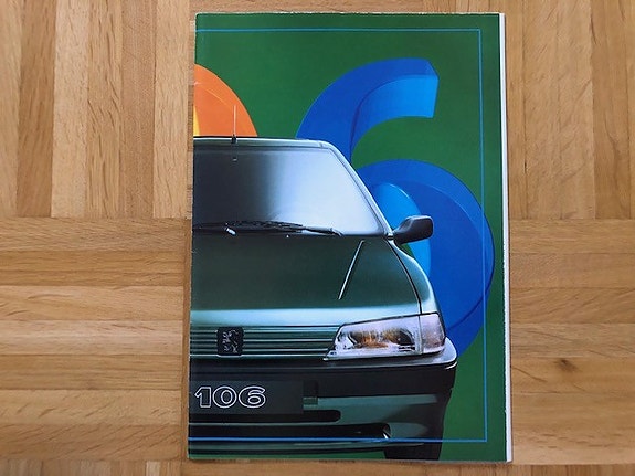 Esite Peugeot 106 vuodelta 1992