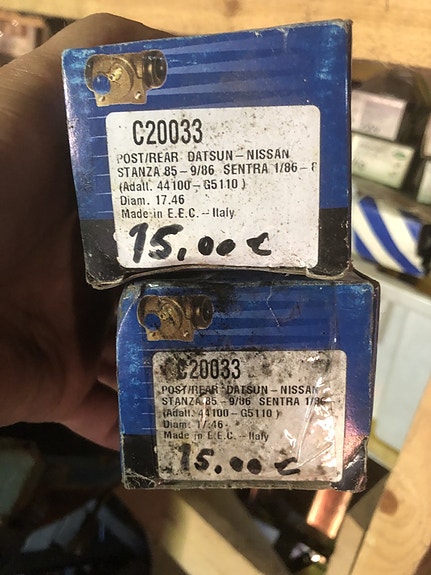 Nissan Sunny 4WD B12/Y10 Takajarrusylinterit 86-96