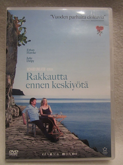 Rakkautta ennen keskiyötä dvd