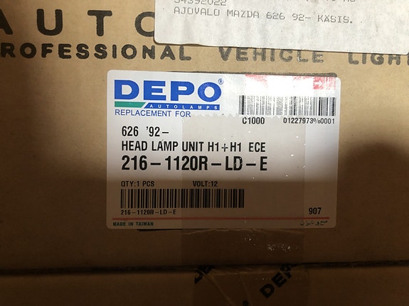 Mazda 626 GE Oikea Ajovaloumpio 92-94