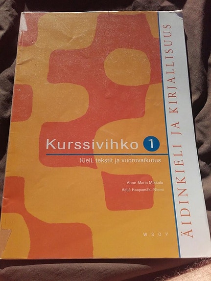Kurssivihko 1 - kieli, tekstit ja