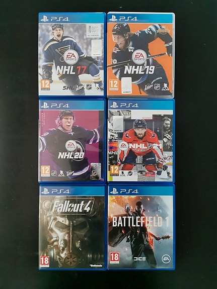 PS4 pelejä