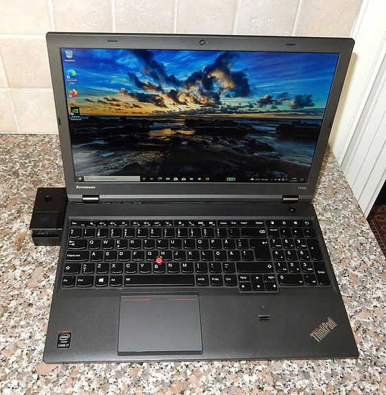 Lenovo T540p, kirkas näyttö 15.5" (2880 x 1620)