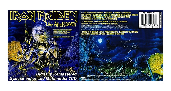 UUSI Iron Maiden Live After Death 2CD (1998) - Ilmainen Toimitus