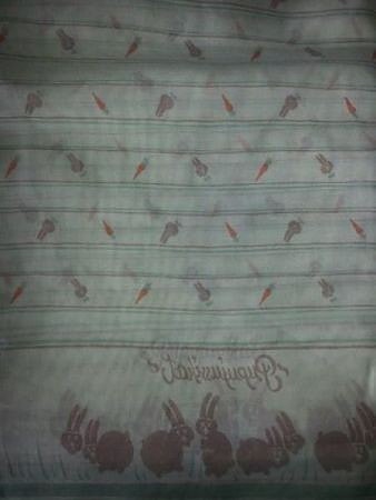 Pupujussikat puuvillakangas 420x150cm