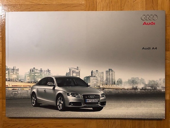 Esite Audi A4 B8 Sedan vuodelta 2007/2008