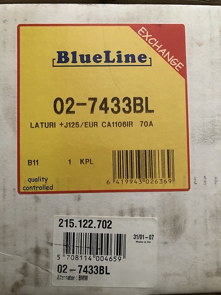 BMW 316/318 E36 94-98 Laturi 70A