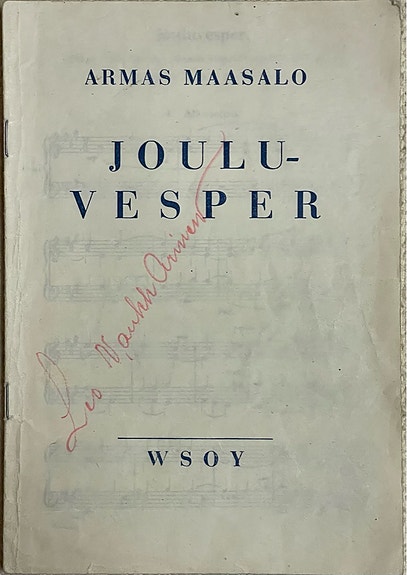 Jouluvesper - Maasalo Armas