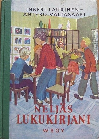 Neljäs lukukirjani v. 1962 Kansakoulu