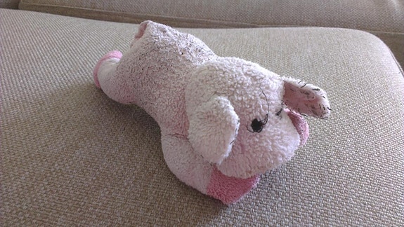 Haussa Vinkuva pehmeä pinkki possu koiranlelu