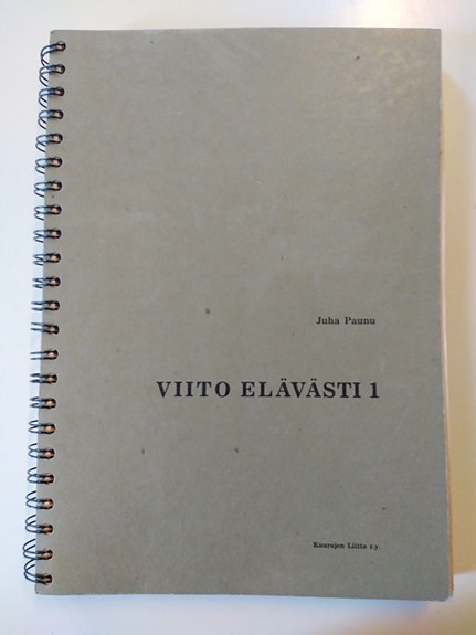 Juha Paunu: VIITO ELÄVÄSTI 1, Vantaa/Imatra/posti