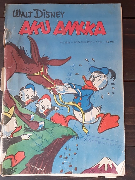 Aku Ankka 10A 1957 näytenumero