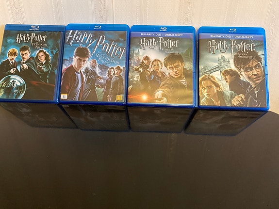 Harry Potter elokuvia (4) kpl, Blu-Ray