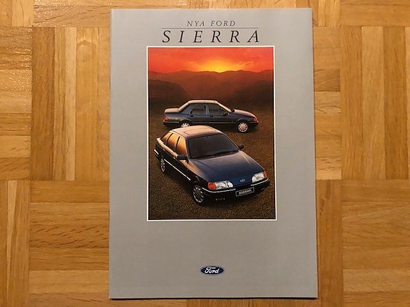 Esite Ford Sierra vuodelta 1987, myös XR 4x4