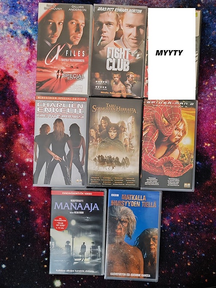 VHS Video Kasetit (Manaaja, Fight Club)