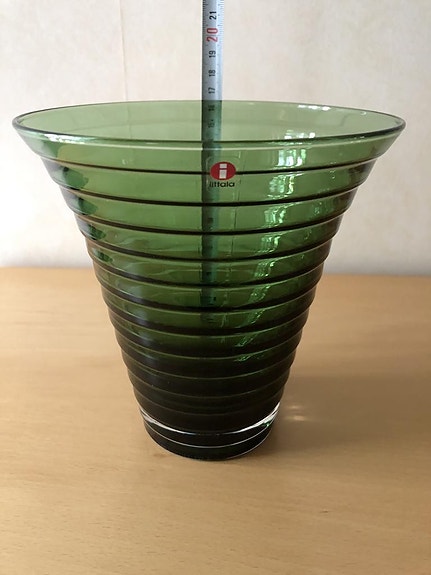 Iittala Aino Aalto maljakko vihreä