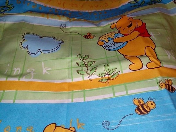 Nalle Puh kangas Puuvillaa 100x150cm