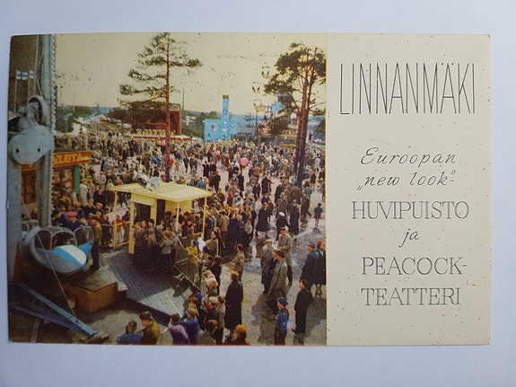 Helsinki Linnanmäki vanha postikortti