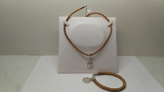 Thomas Sabo ranne- ja kaulakoru, nahka, hopea 925