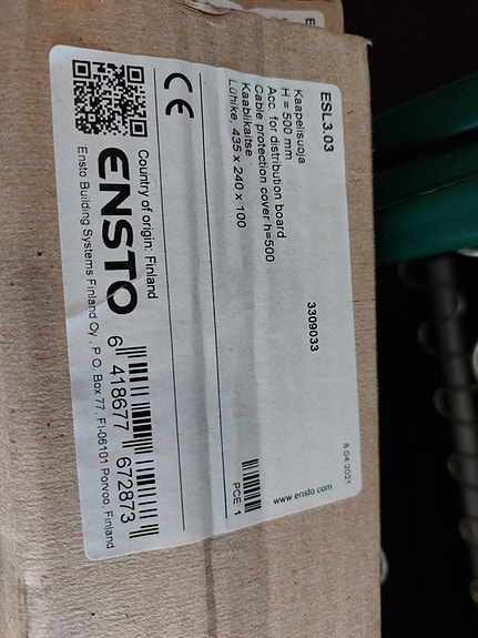 Ensto kaapelisuojapelti 500mm