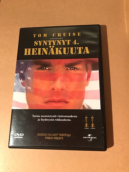 DVD Syntynyt 4.heinäkuuta Tom Cruise