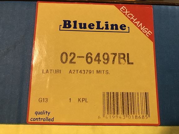 Mitsubishi Galant/Colt/Lancer Laturi 65A 84-88