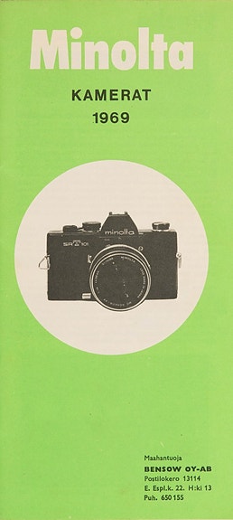 Minolta kamerat 1969