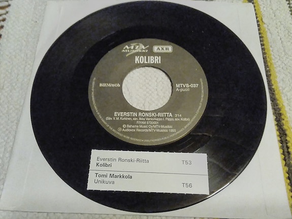 Kolibri / Tomi Markkola 7" Single